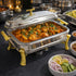 QM® Glass Chafing Dish with Lid & Stand