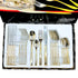 AYD Premium 24-Piece Silver & Golden Cutlery Set - 6 Person
