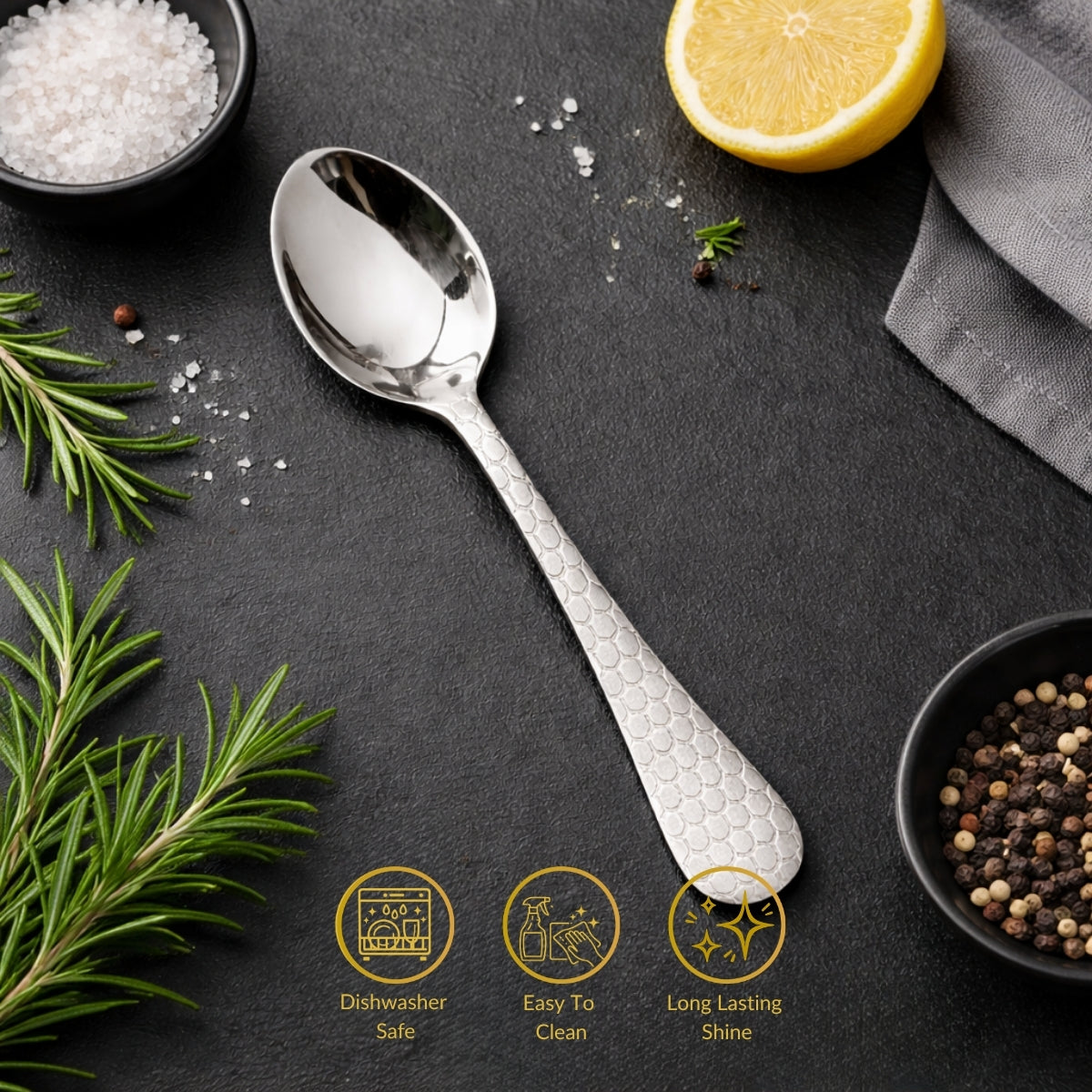 50 Gram Premium Silver Table Spoon Qareenay Manzil® branded
