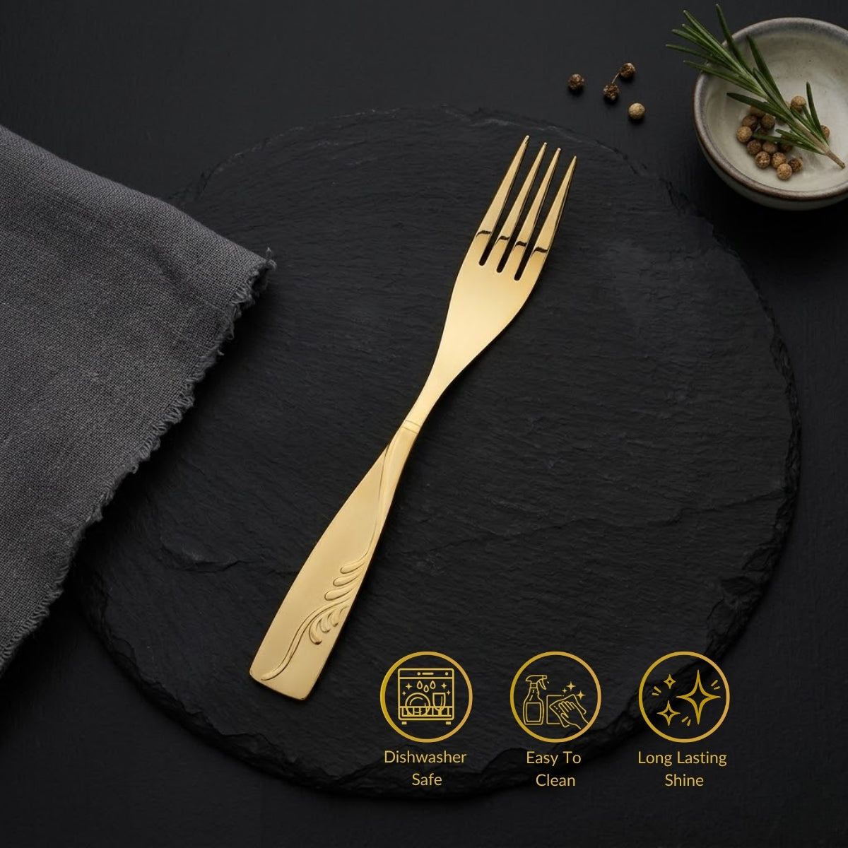 6 Forks Supreme Golden Qareenay Manzil® branded