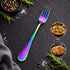 5 YEAR GUARANTEE 50 Gram Premium Rainbow Cutlery Set Qareenay Manzil® branded
