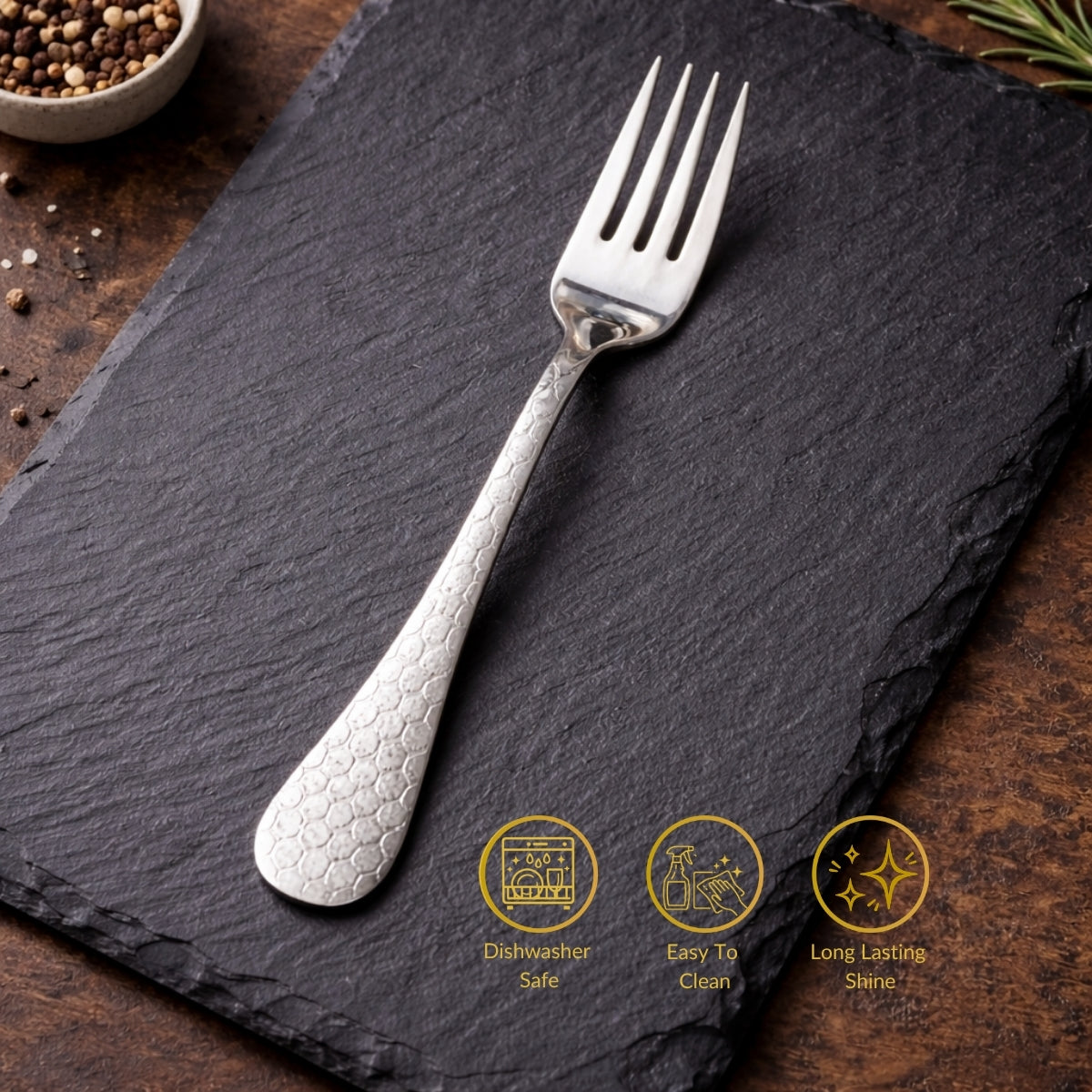 5 YEAR GUARANTEE 50 Gram Premium Silver Forks Qareenay Manzil® branded