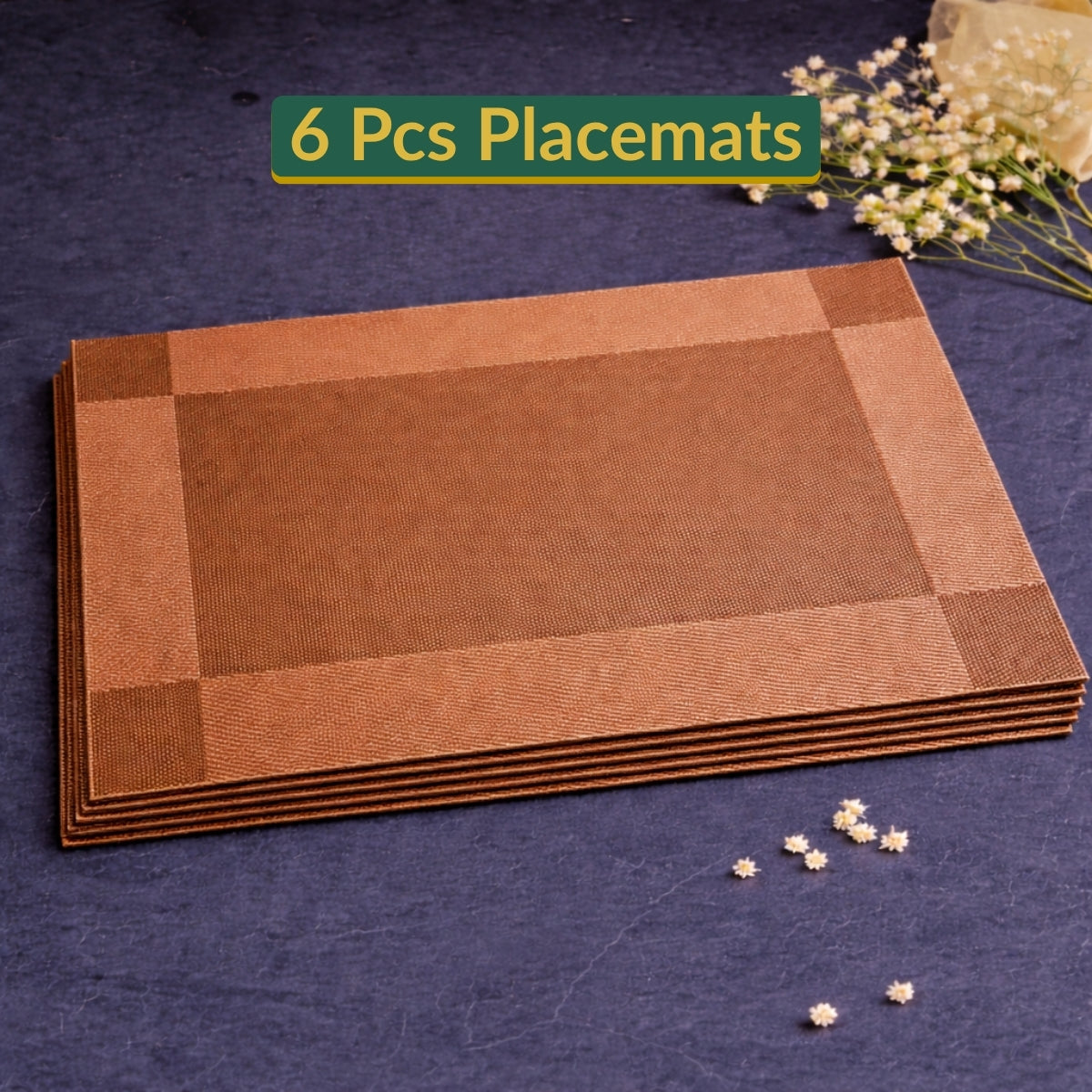 Luxury Placemats - Brown Jute Designed