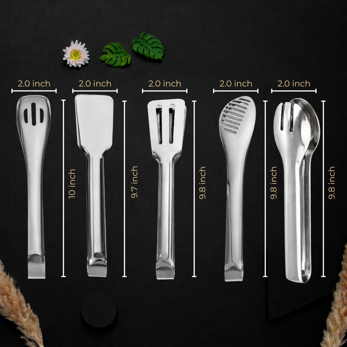 QM® Set of LARGE Tongs - Multipurpose