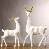 Deer Sculpture - Set of 2