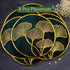 Golden & Black Round Ginkgo Placemat