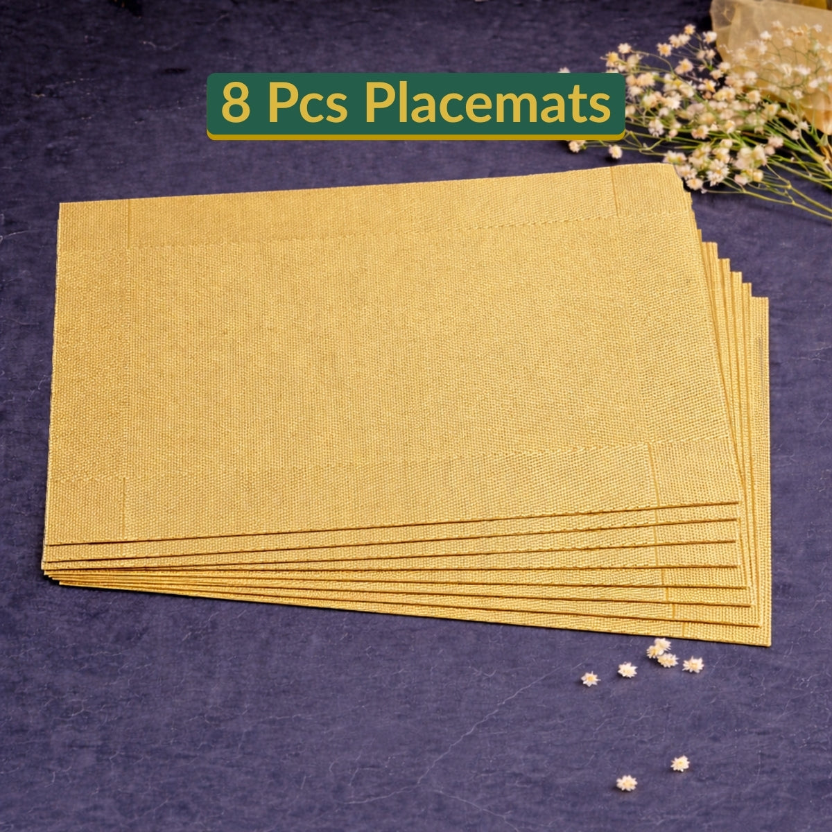 Luxury Placemats - Golden Jute Designed