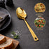 Dining Set Golden - 5 Years Warranty QM Branded