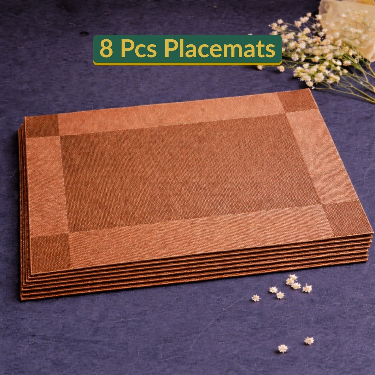 Luxury Placemats - Brown Jute Designed