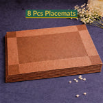 Luxury Placemats - Brown Jute Designed
