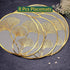 Golden & Grey Round Ginkgo Placemat