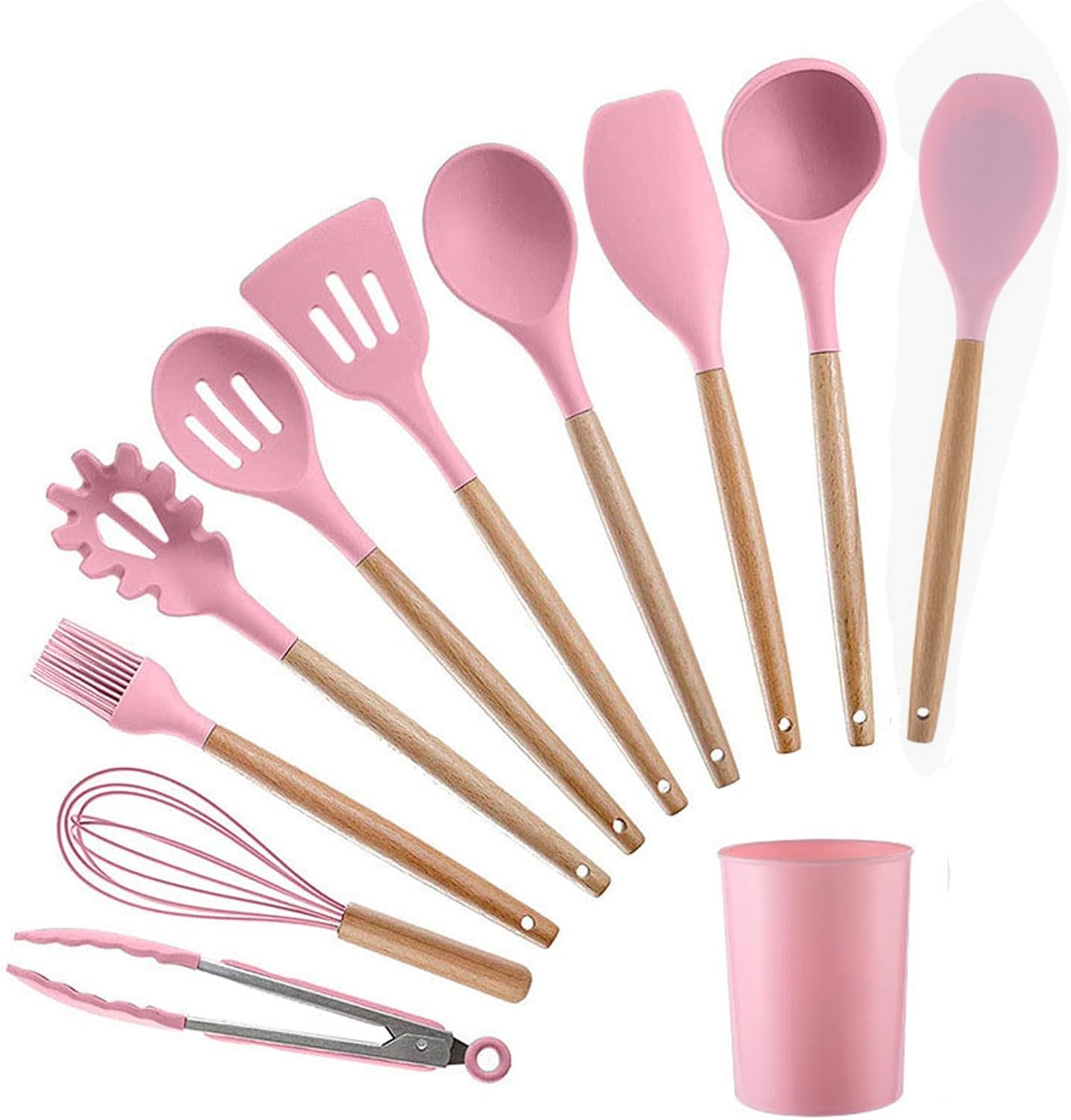 12-Piece Silicone Kitchen Utensils Set