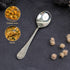 Rice & Curry Serving Spoons Set Silver Diamond Pattern Qareenay Manzil® Branded with 5 Year Warranty