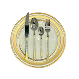 53 Pieces Cutlery Set with Leather Box - 12 Person Set-Design 3