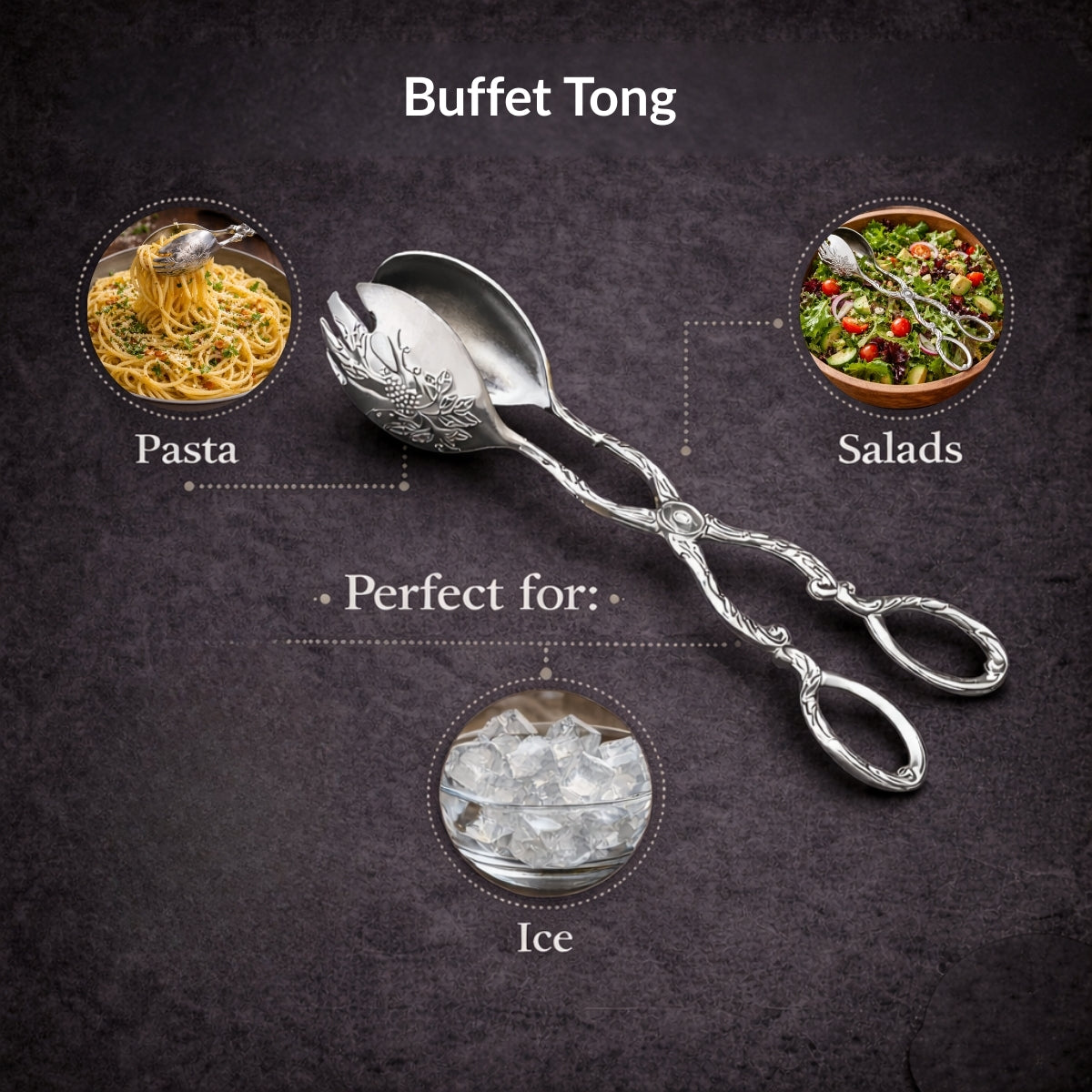QM® BUFFET Tong - Round Head