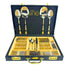53 Pieces Cutlery Set with Leather Box - 12 Person Set-Design 3