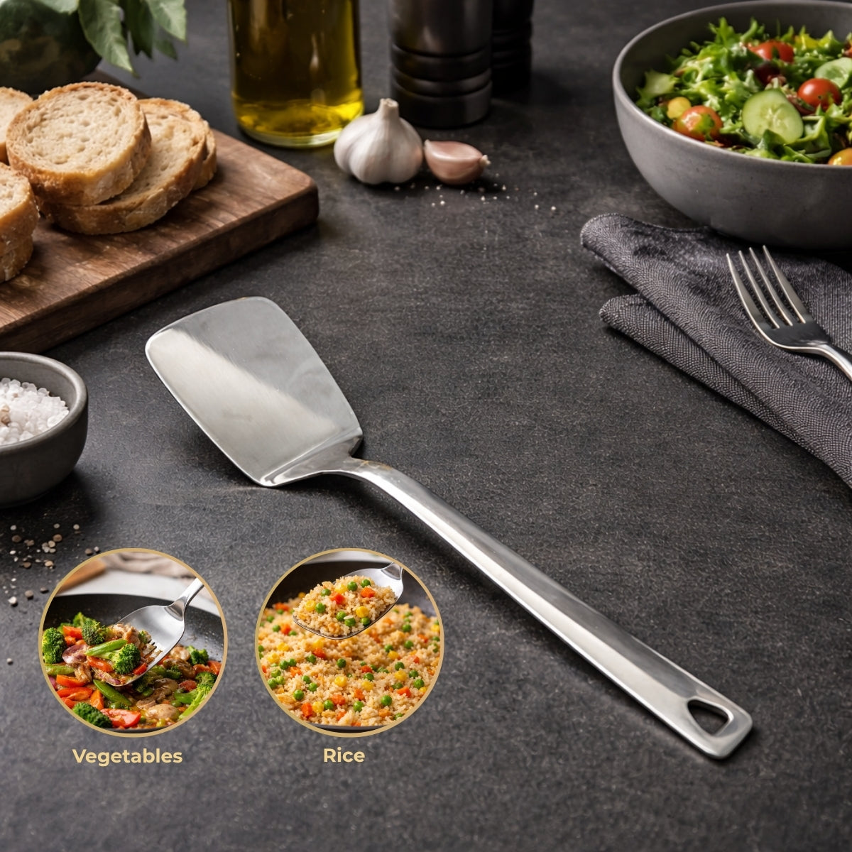 Dining Set Silver - 5 Years Warranty QM Branded