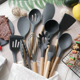 12 pcs Silicon Kitchen Utensils Set
