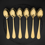 6 Table Spoon Premium Golden Qareenay Manzil® branded