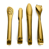 Set of 4 Small Tongs Multipurpose