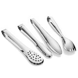 Set of 4 Tongs Multipurpose - SILVER