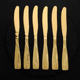 6 Knives Supreme Golden Qareenay Manzil® branded