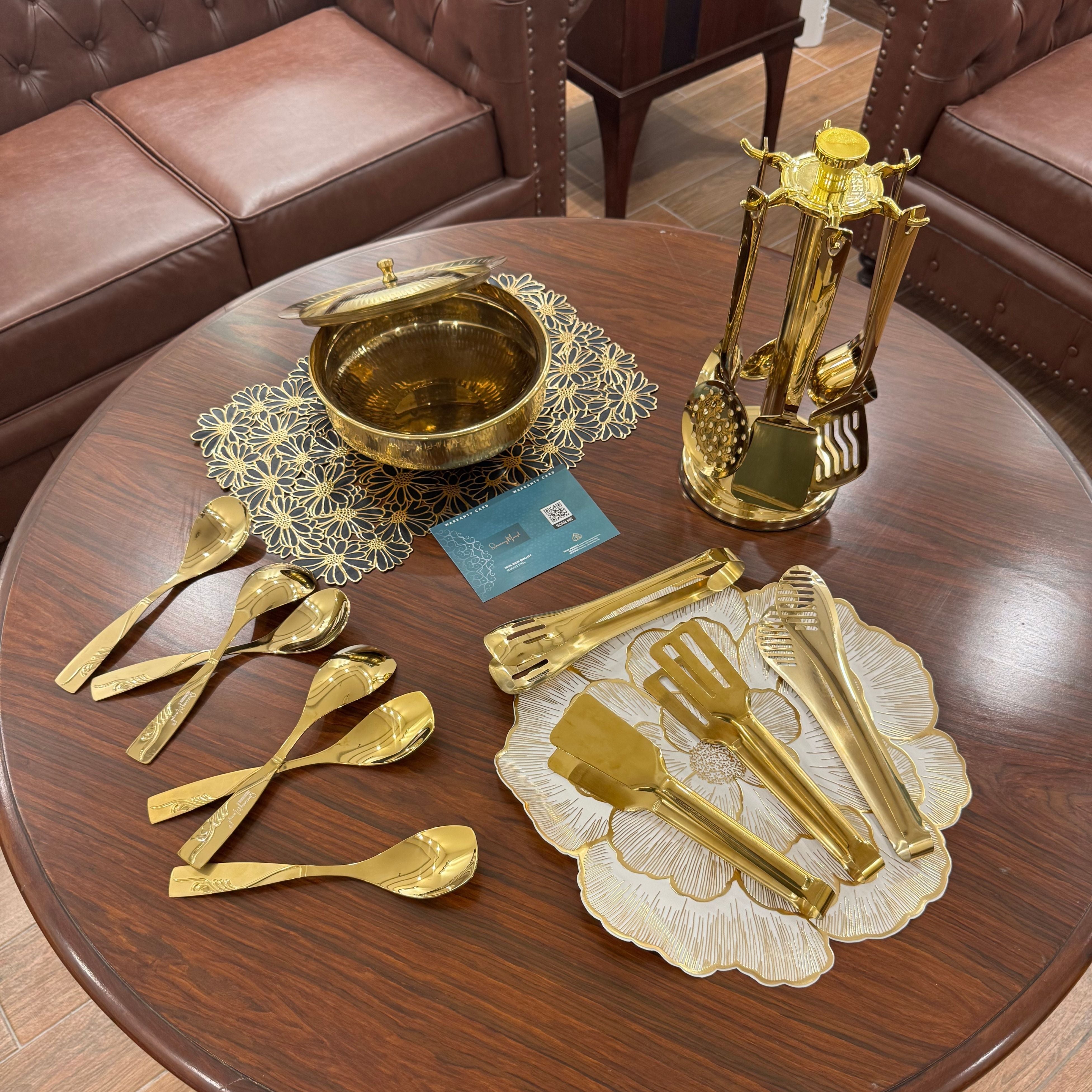 QM® Dawat Tablescape – Serving & Dining Set for Elegant Hosting