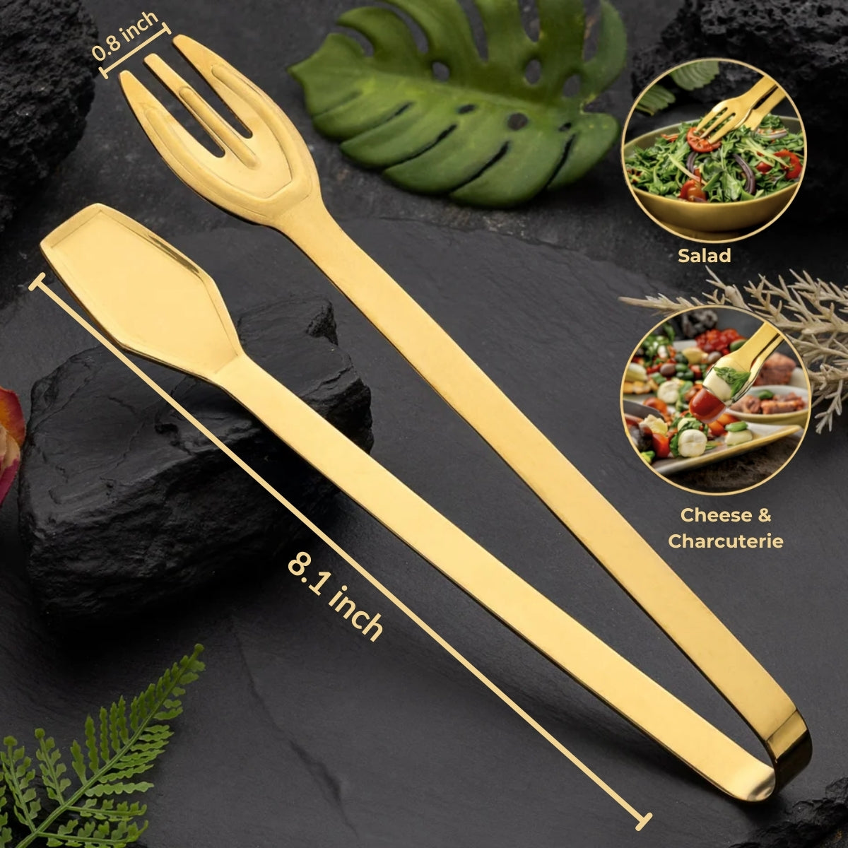 Guests Serving Set Golden - 5 Years Warranty QM Branded