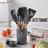 12-Piece Silicone Kitchen Utensils Set