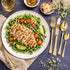 AYD Premium 24-Piece Golden Diamond Pattern Cutlery Set - 6 Person