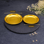 QM® Golden Karahi & Rice Serving Platter