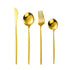 35 Grams Quality Cutlery for 6 People - 24 Piece Set - Full Golden