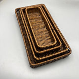 Braided Rectangle Jute Basket (Set of 4)