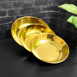 Golden Nihari Bowls-Set of 3-PVD Coated QM Branded
