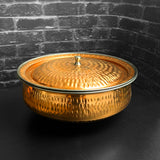 Ultra Large Copper Shahi Serving Handi - QM® Branded