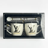 LV Cups & Spoons Set - LV Design