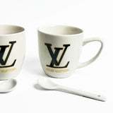 LV Cups & Spoons Set - LV Design