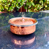 REAL COPPER Shahi Serving Handi - QM® Branded