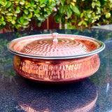 REAL COPPER Shahi Serving Handi - QM® Branded