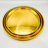 Golden Serving Dishes- PVD Coated QM Branded