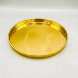 Golden Serving Dishes- PVD Coated QM Branded