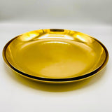 Golden Karahi & Rice Serving Platter - PVD Coated QM Branded