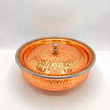 REAL COPPER Shahi Serving Handi - QM® Branded