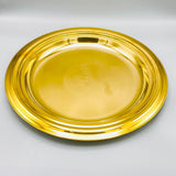 Golden Arabic Rice & Mandi Serving Platter - PVD Coated QM Branded