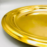 Golden Arabic Rice & Mandi Serving Platter - PVD Coated QM Branded