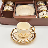 6 Persons Tea cup & Saucer Set - Arabic Style