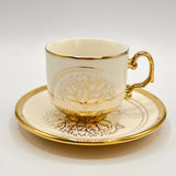 6 Persons Tea cup & Saucer Set - Tree Style