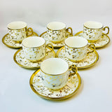 6 Persons Tea cup & Saucer Set - Tree Style