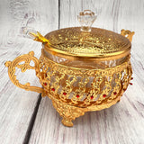 Premium Sugar pot - Golden