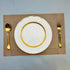 Luxury Placemats - light Brown Jute Designed